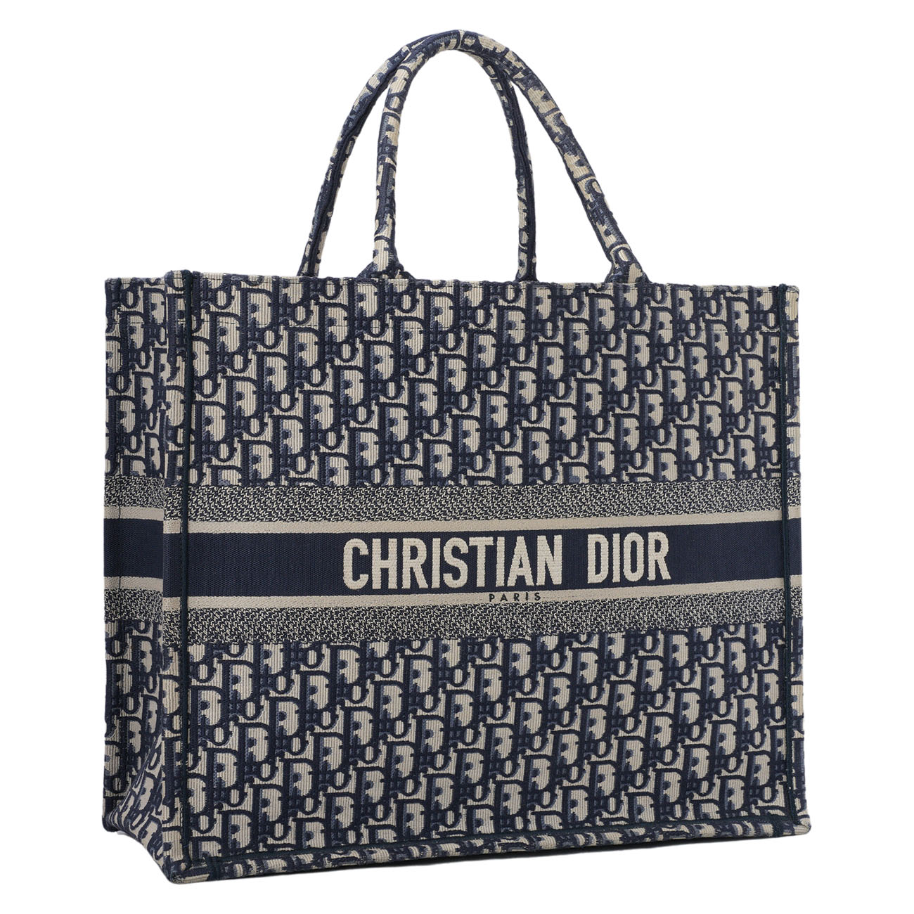 CHRISTIAN DIOR(USED)디올 오블리크 북토트백 라지